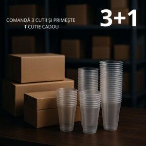 OFERTA 3+1 (3,5gr) Pahar BIO plastic 480ml