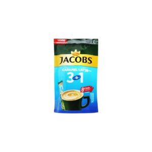 Cafea Jacobs 3în1 Caramel-Latte (8 sticks)